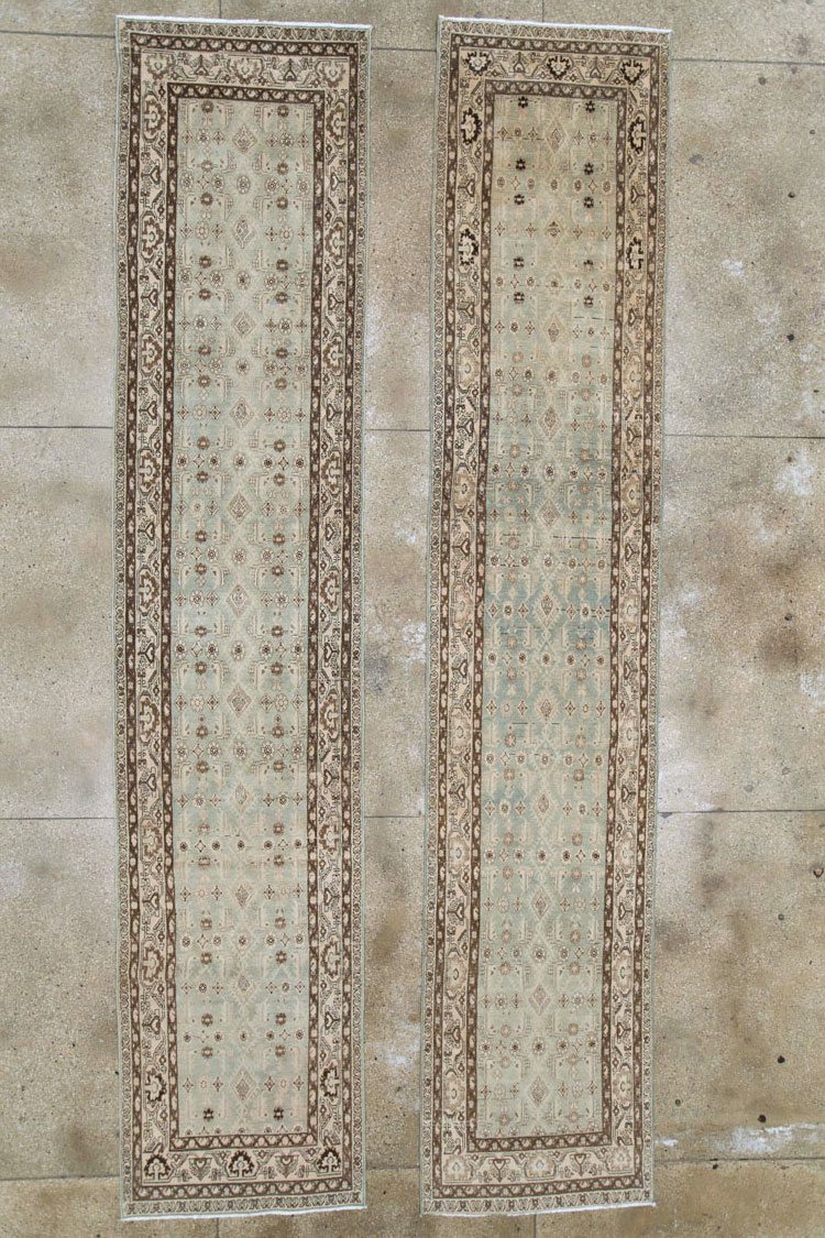 Vintage Persian Malayer Runner (Pair: 1 of 2), No.24599 - Gsblank