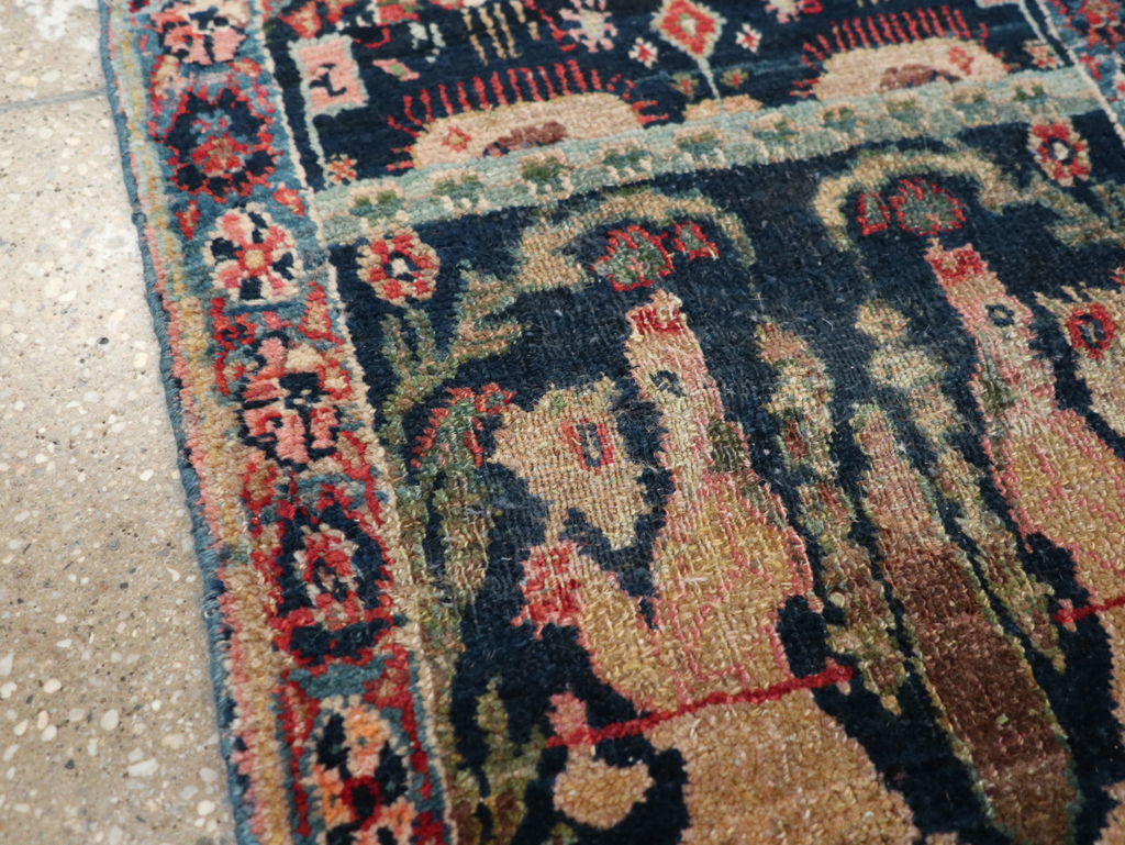 Vintage Persian Tabriz Rug, No.24610 - Gsblank