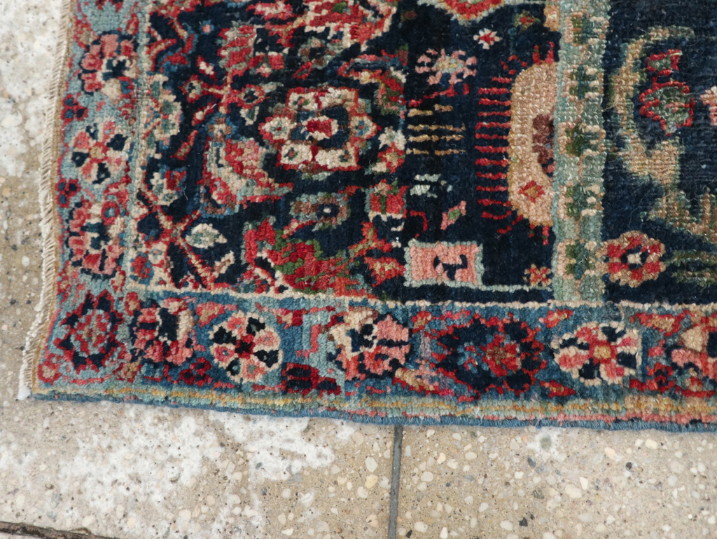 Vintage Persian Tabriz Rug, No.24610 - Gsblank
