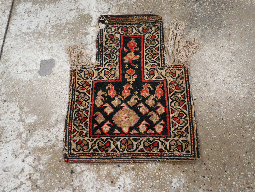 Vintage Persian Kurdish Salt Bag (Namakdan), No.24618 - Gsblank