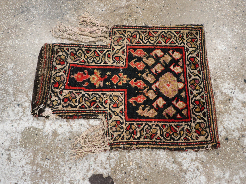 Vintage Persian Kurdish Salt Bag (Namakdan), No.24618 - Gsblank