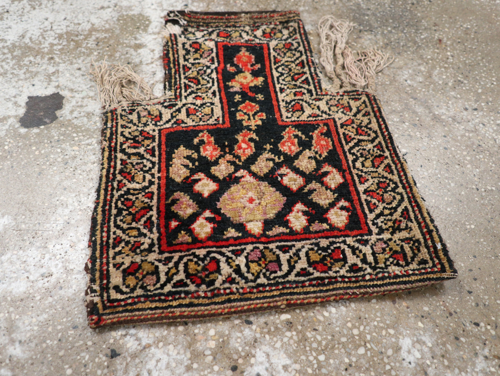 Vintage Persian Kurdish Salt Bag (Namakdan), No.24618 - Gsblank