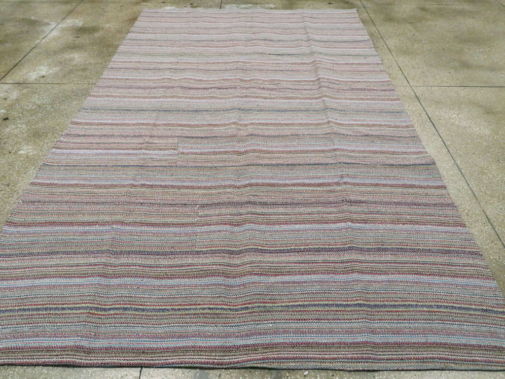 Vintage Persian Flatweave Kilim , No.24630 - Gsblank
