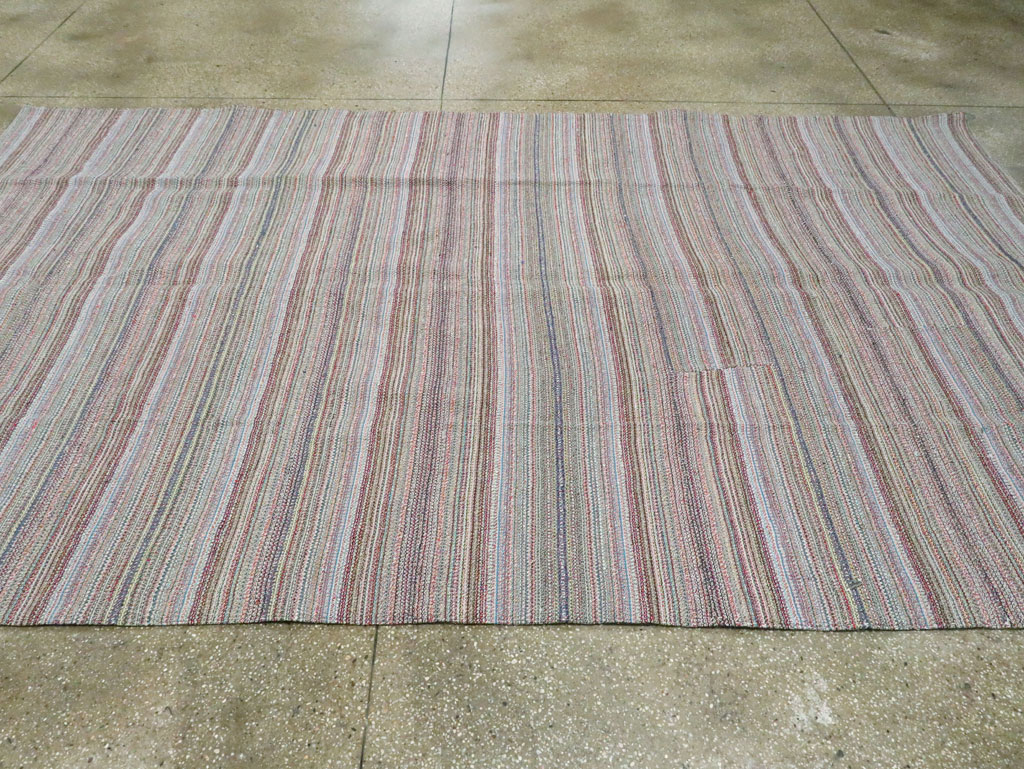 Vintage Persian Flatweave Kilim , No.24630 - Gsblank