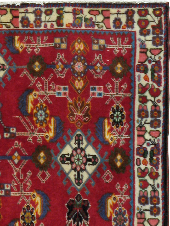 Vintage Persian Shiraz Square Rug (Pair: 3 of 4), No.24645 - Gsblank