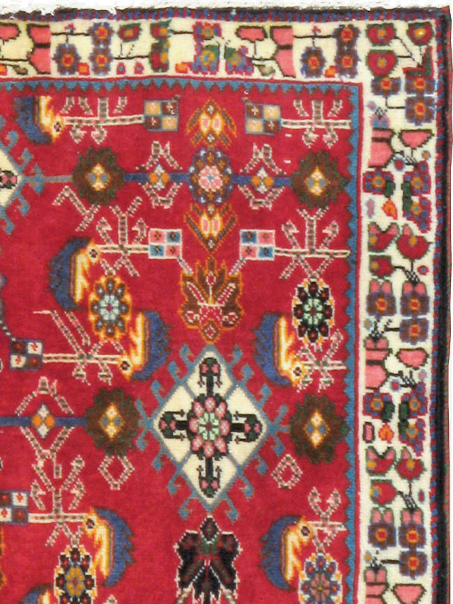 Vintage Persian Shiraz Square Rug (Pair: 3 of 4), No.24645 - Gsblank