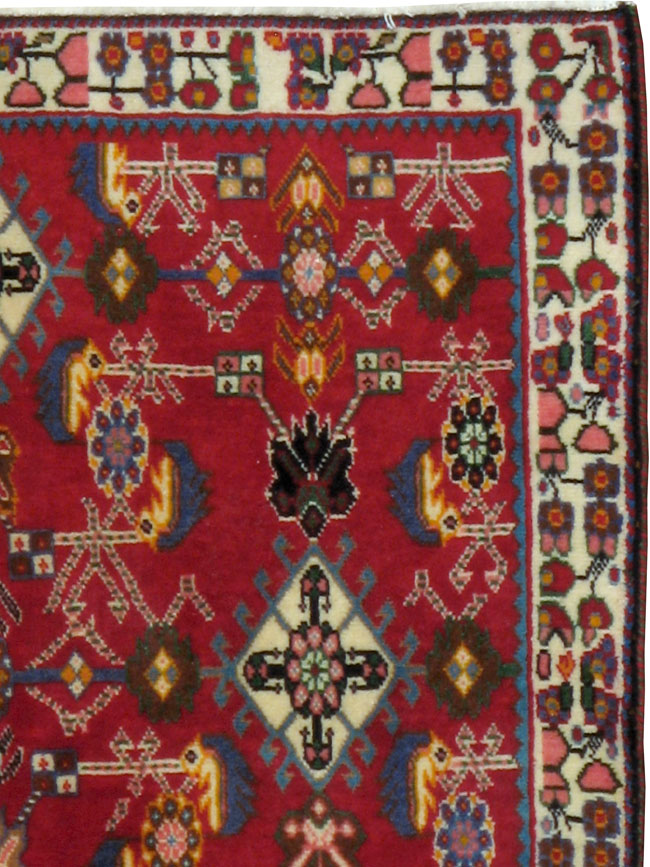Vintage Persian Shiraz Square Rug (Pair: 3 of 4), No.24645 - Gsblank