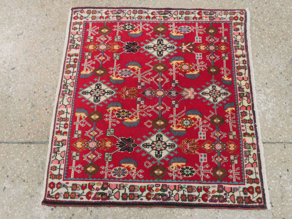Vintage Persian Shiraz Square Rug (Pair: 3 of 4), No.24645 - Gsblank