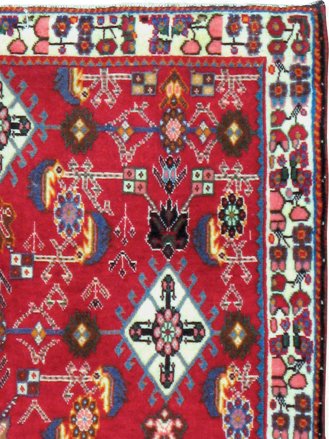 Vintage Persian Shiraz Square Rug (Pair: 4 of 4), No.24646 - Gsblank