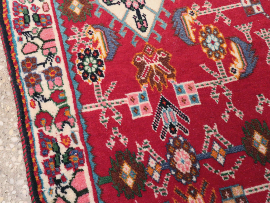 Vintage Persian Shiraz Square Rug (Pair: 4 of 4), No.24646 - Gsblank