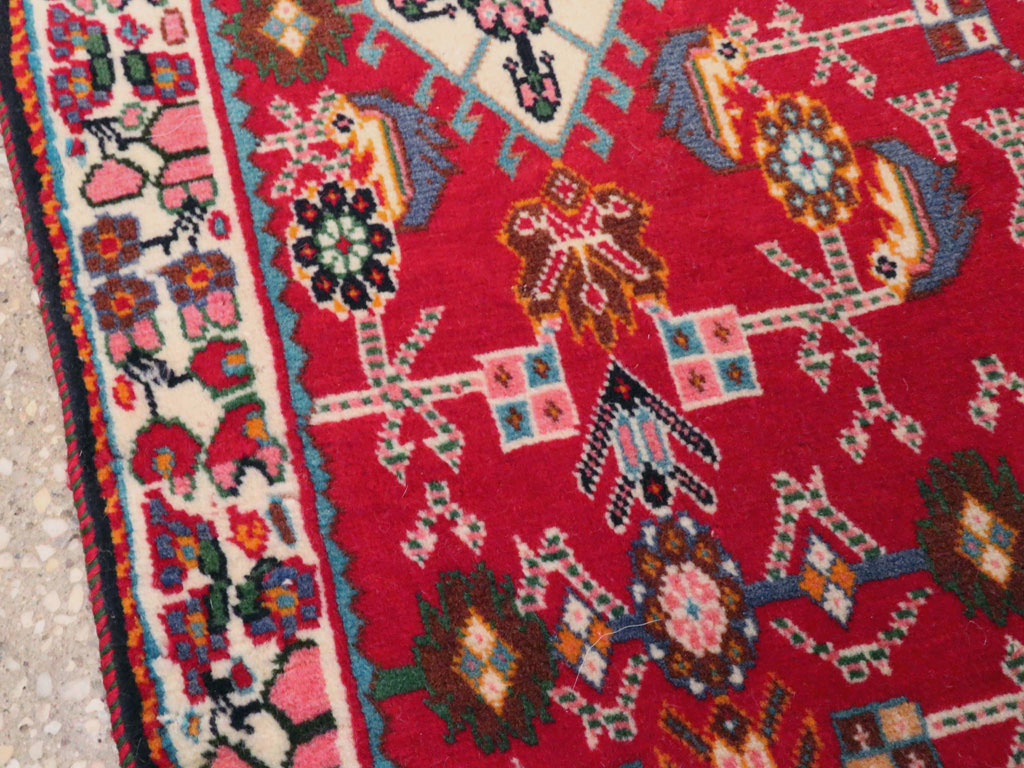 Vintage Persian Shiraz Square Rug (Pair: 4 of 4), No.24646 - Gsblank