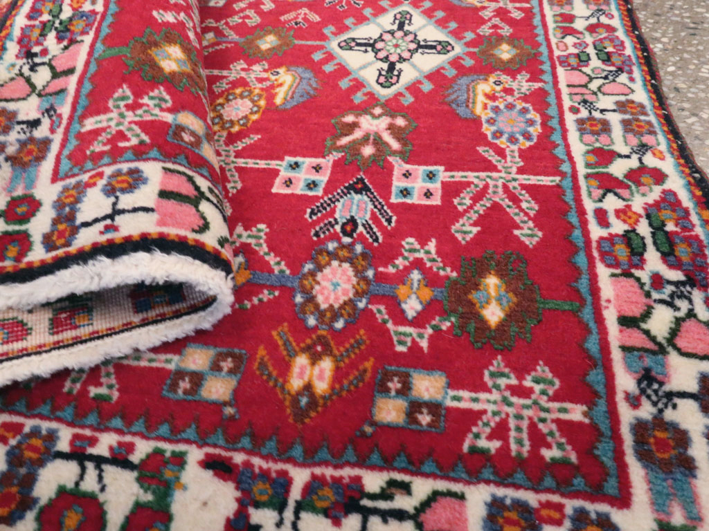 Vintage Persian Shiraz Square Rug (Pair: 4 of 4), No.24646 - Gsblank
