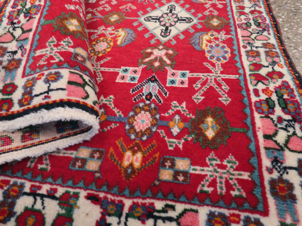 Vintage Persian Shiraz Square Rug (Pair: 4 of 4), No.24646 - Gsblank