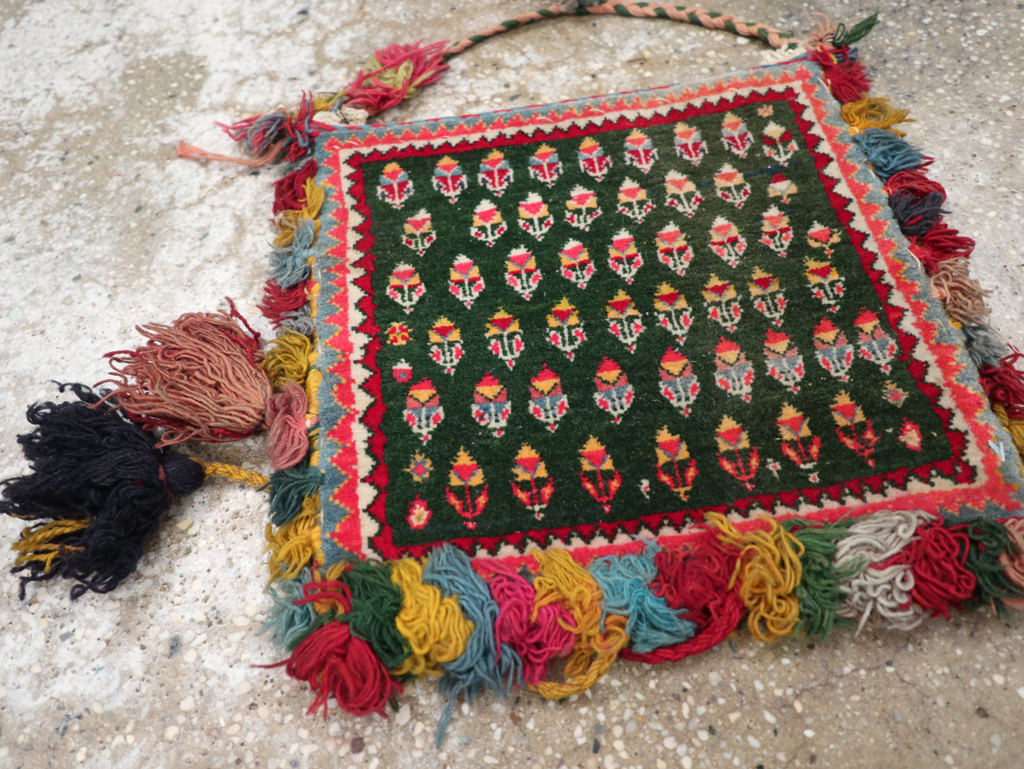 Vintage Persian Afshar Bag, No.24649 - Gsblank