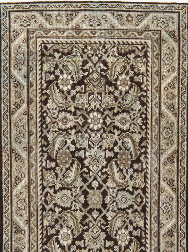 Antique Persian Mahal Runner, No.24662 - Gsblank