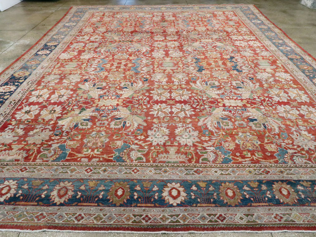 Antique Persian Mahal Large Carpet, No.24673 - Gsblank
