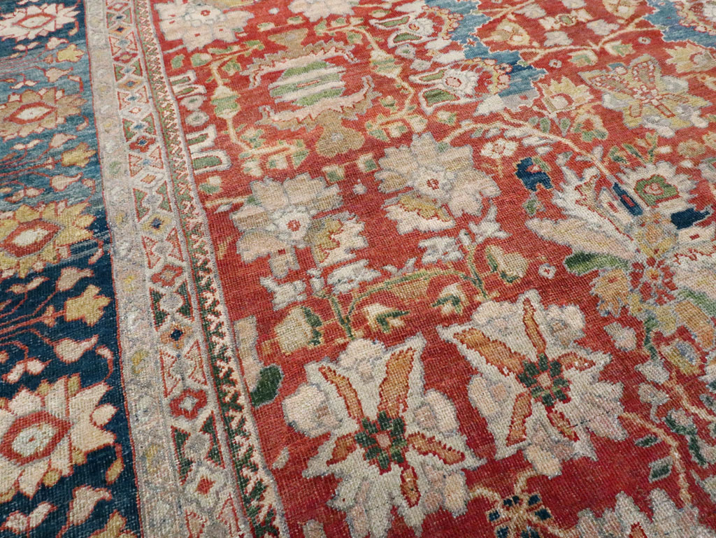 Antique Persian Mahal Large Carpet, No.24673 - Gsblank