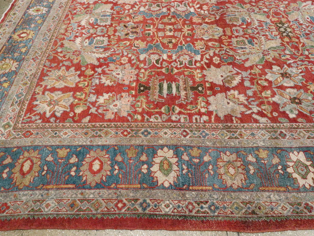 Antique Persian Mahal Large Carpet, No.24673 - Gsblank