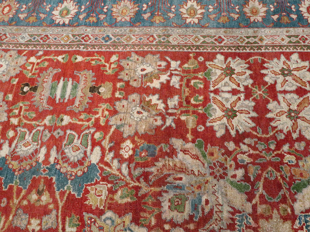 Antique Persian Mahal Large Carpet, No.24673 - Gsblank