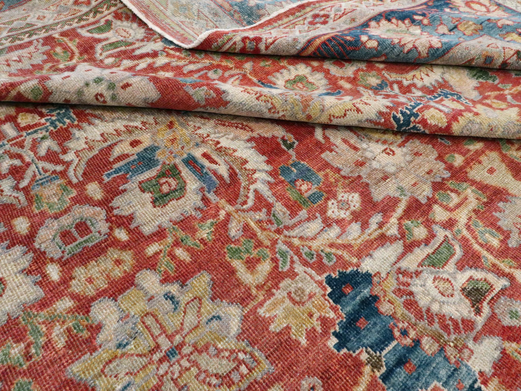 Antique Persian Mahal Large Carpet, No.24673 - Gsblank