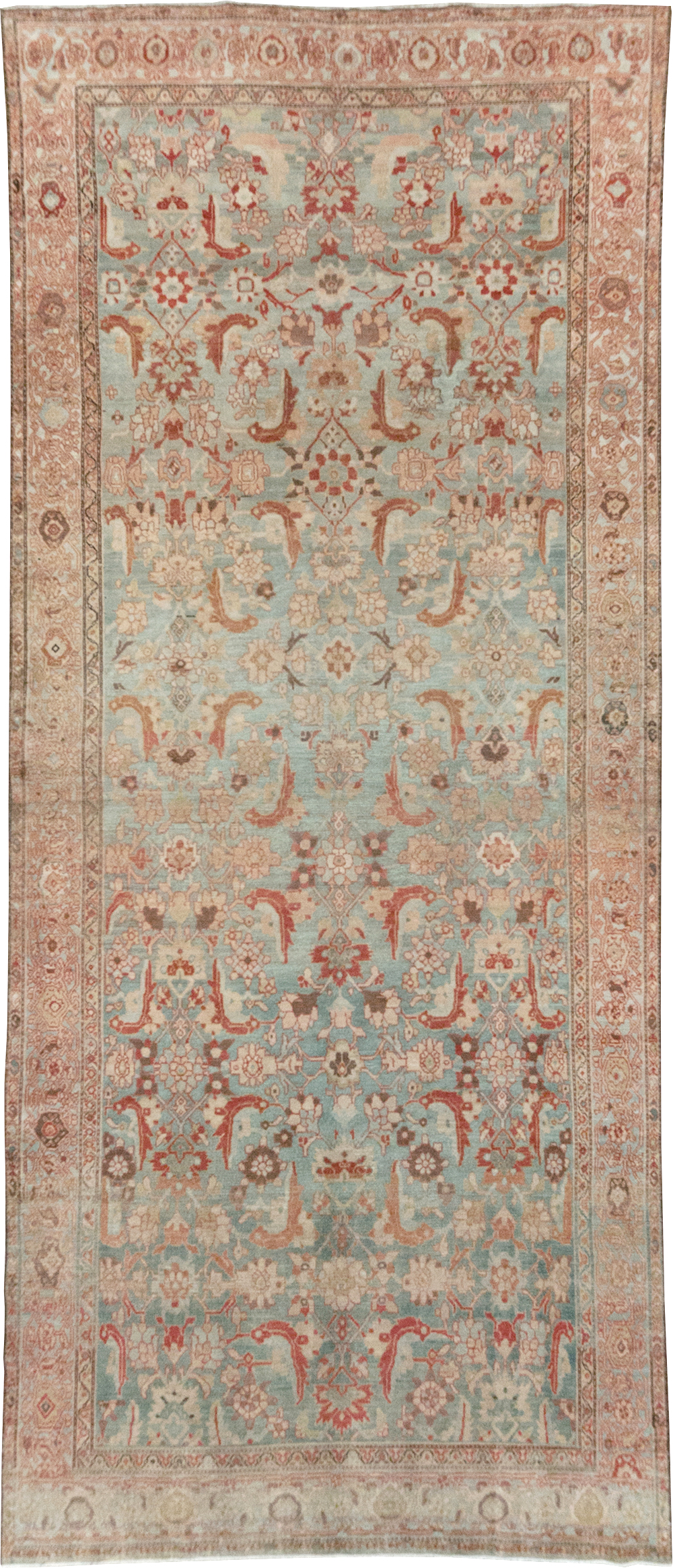 Vintage Persian Malayer Gallery Carpet, No.24674 - Gsblank