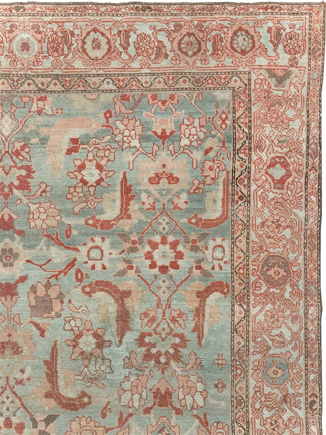 Vintage Persian Malayer Gallery Carpet, No.24674 - Gsblank