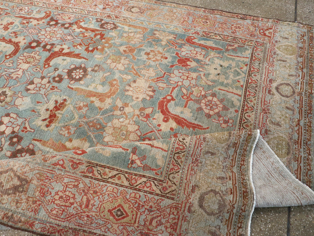 Vintage Persian Malayer Gallery Carpet, No.24674 - Gsblank