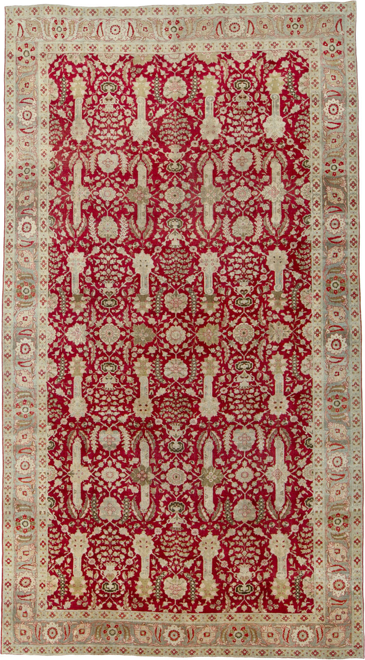 Antique Persian Tabriz Gallery Carpet, No.24680 - Gsblank