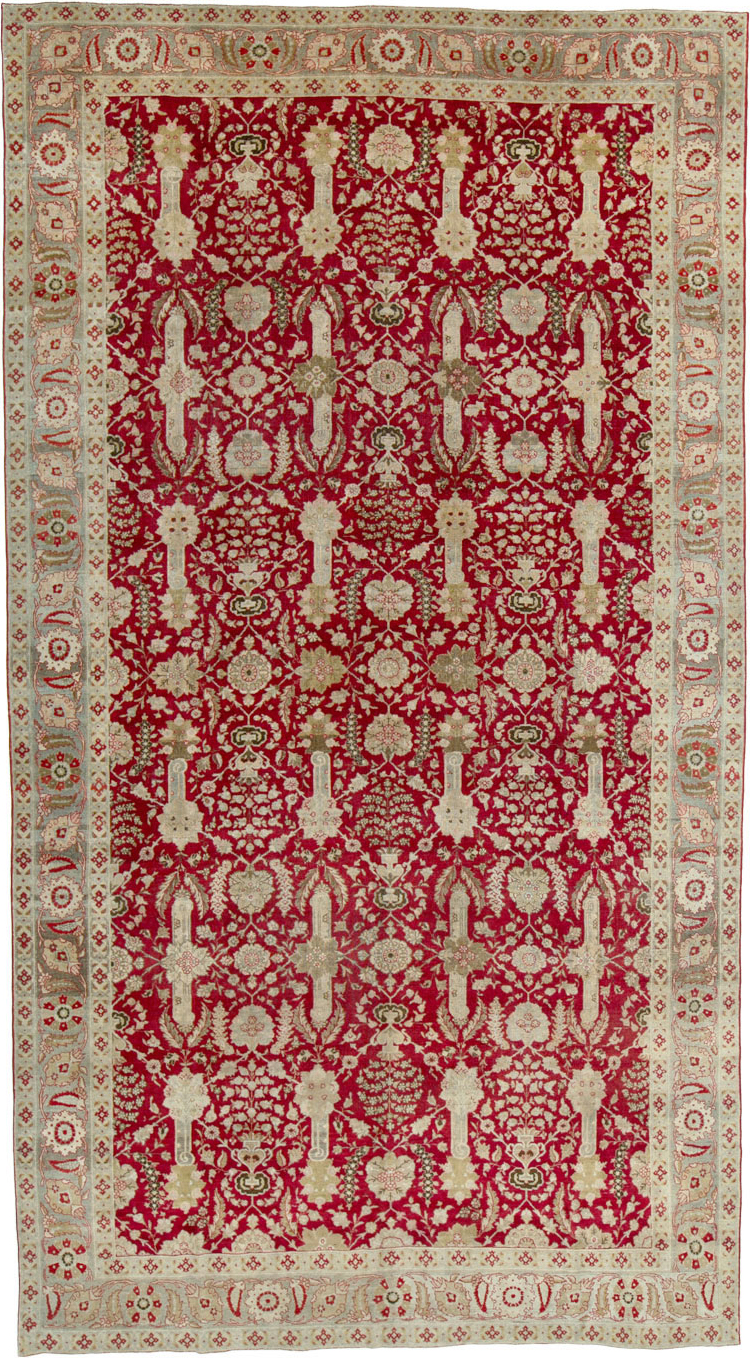 Antique Persian Tabriz Gallery Carpet, No.24680 - Gsblank
