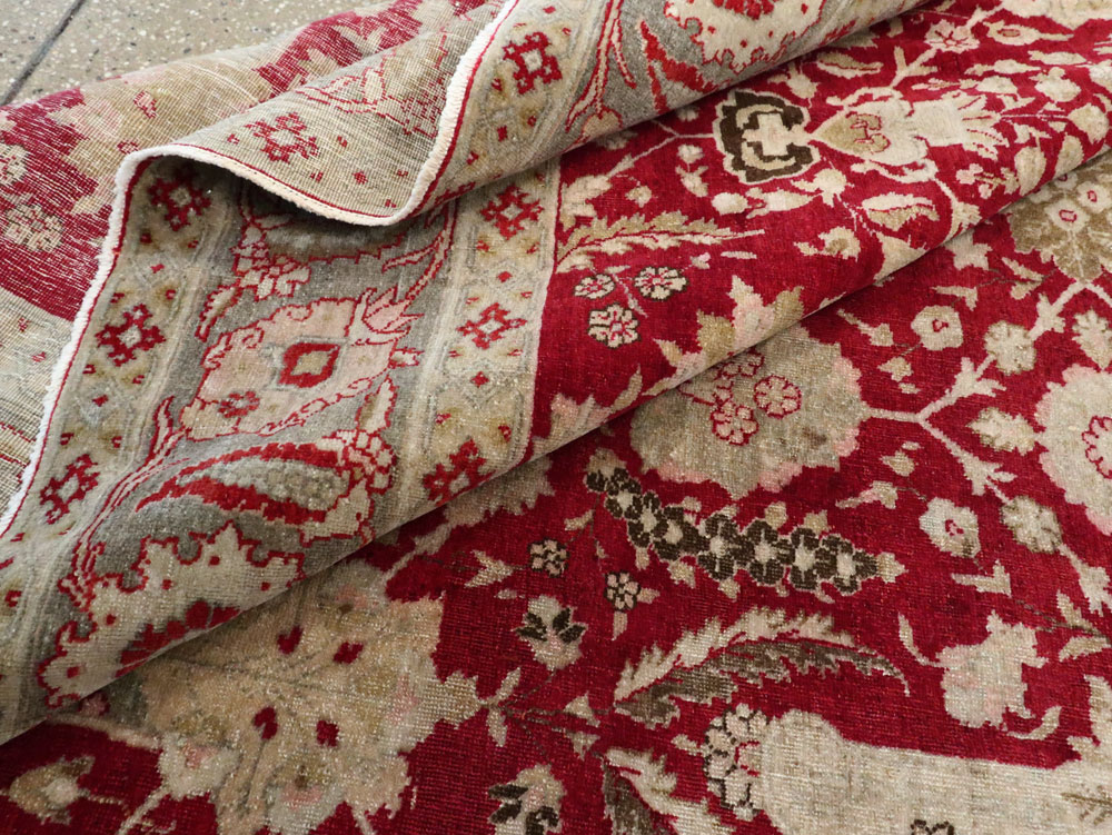 Antique Persian Tabriz Gallery Carpet, No.24680 - Gsblank