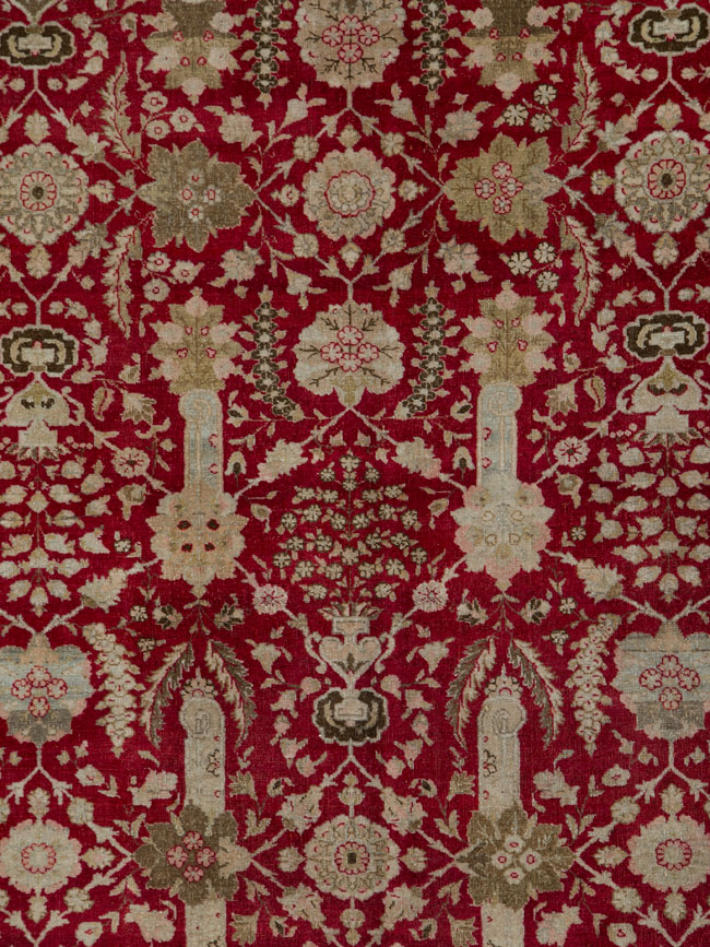 Antique Persian Tabriz Gallery Carpet, No.24680 - Gsblank