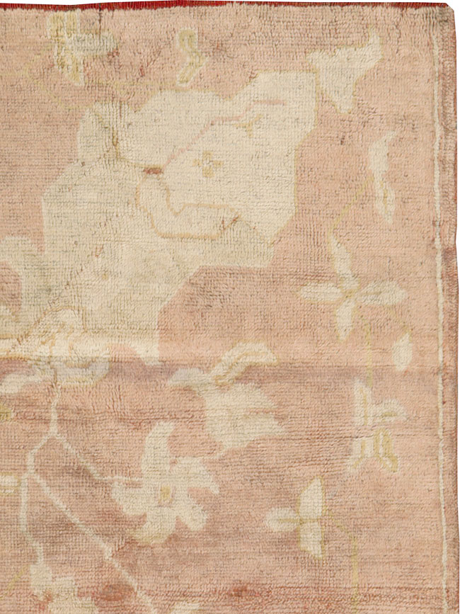 Antique Turkish Oushak Rug, No.24682 - Gsblank