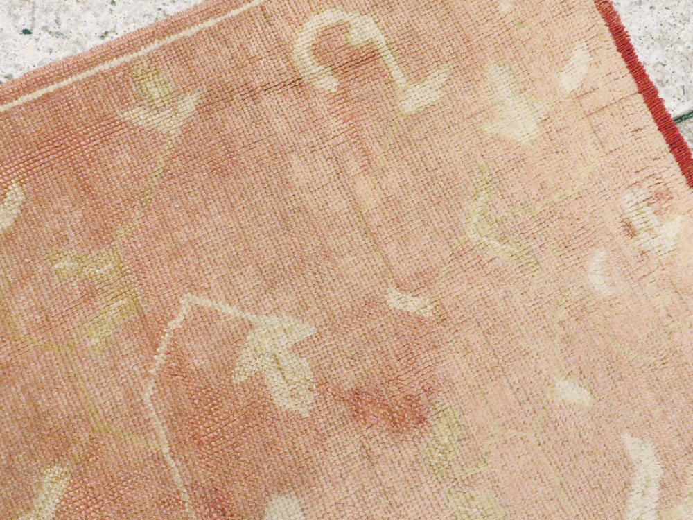 Antique Turkish Oushak Rug, No.24682 - Gsblank