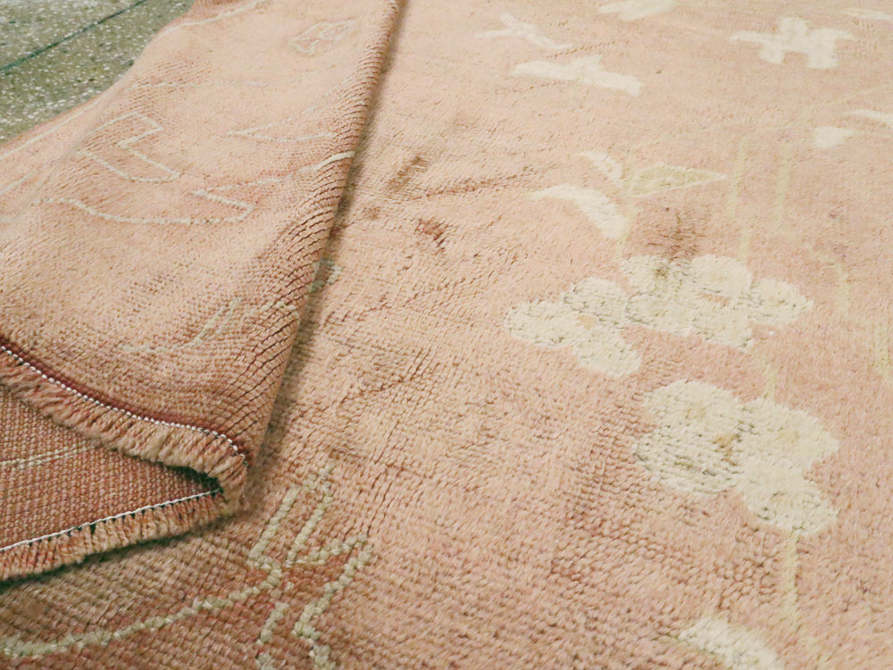 Antique Turkish Oushak Rug, No.24682 - Gsblank