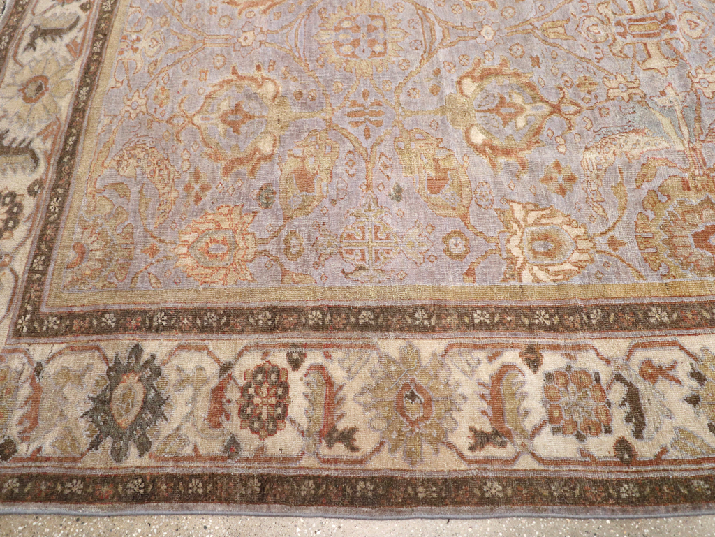Antique Persian Mahal Carpet, No.24697 - Gsblank