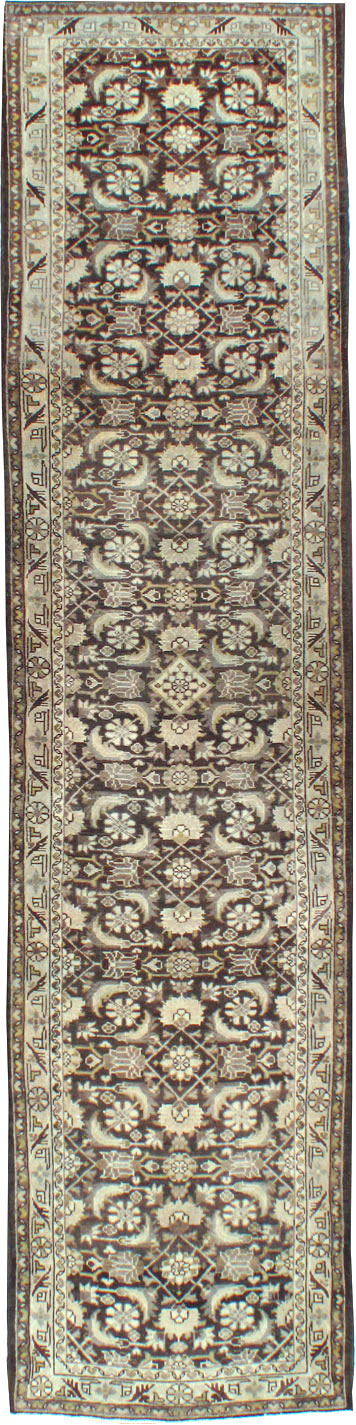 Vintage Persian Malayer Runner, No.24703 - Gsblank