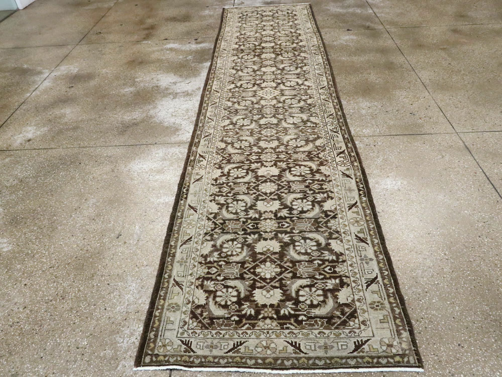Vintage Persian Malayer Runner, No.24703 - Gsblank
