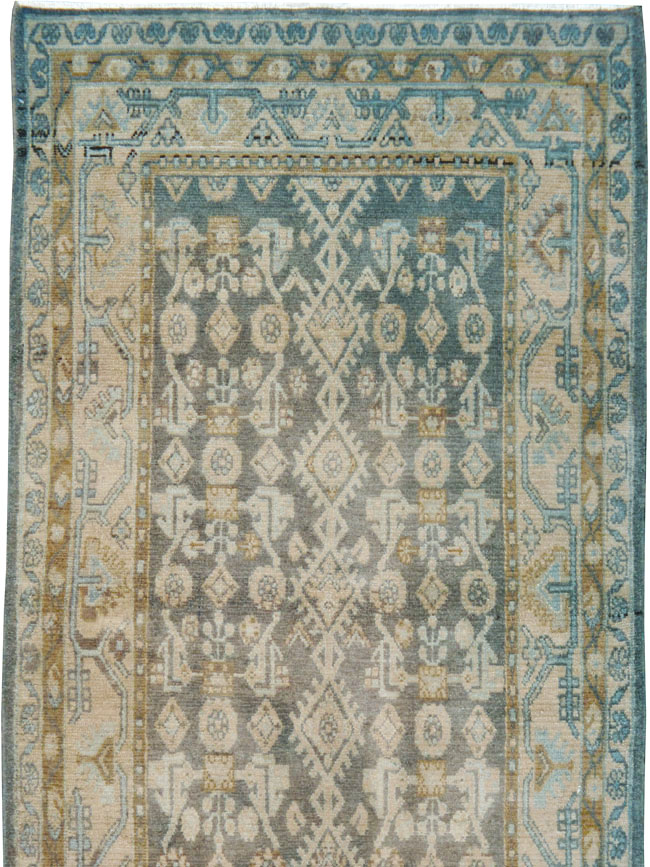 Vintage Persian Malayer Runner, No.24705 - Gsblank