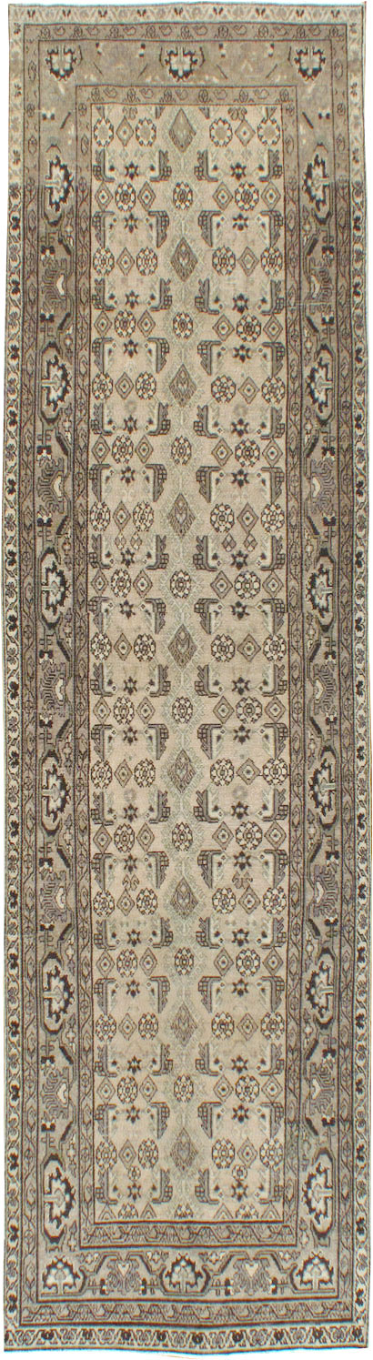 Vintage Perisan Malayer Runner, No.24711 - Gsblank