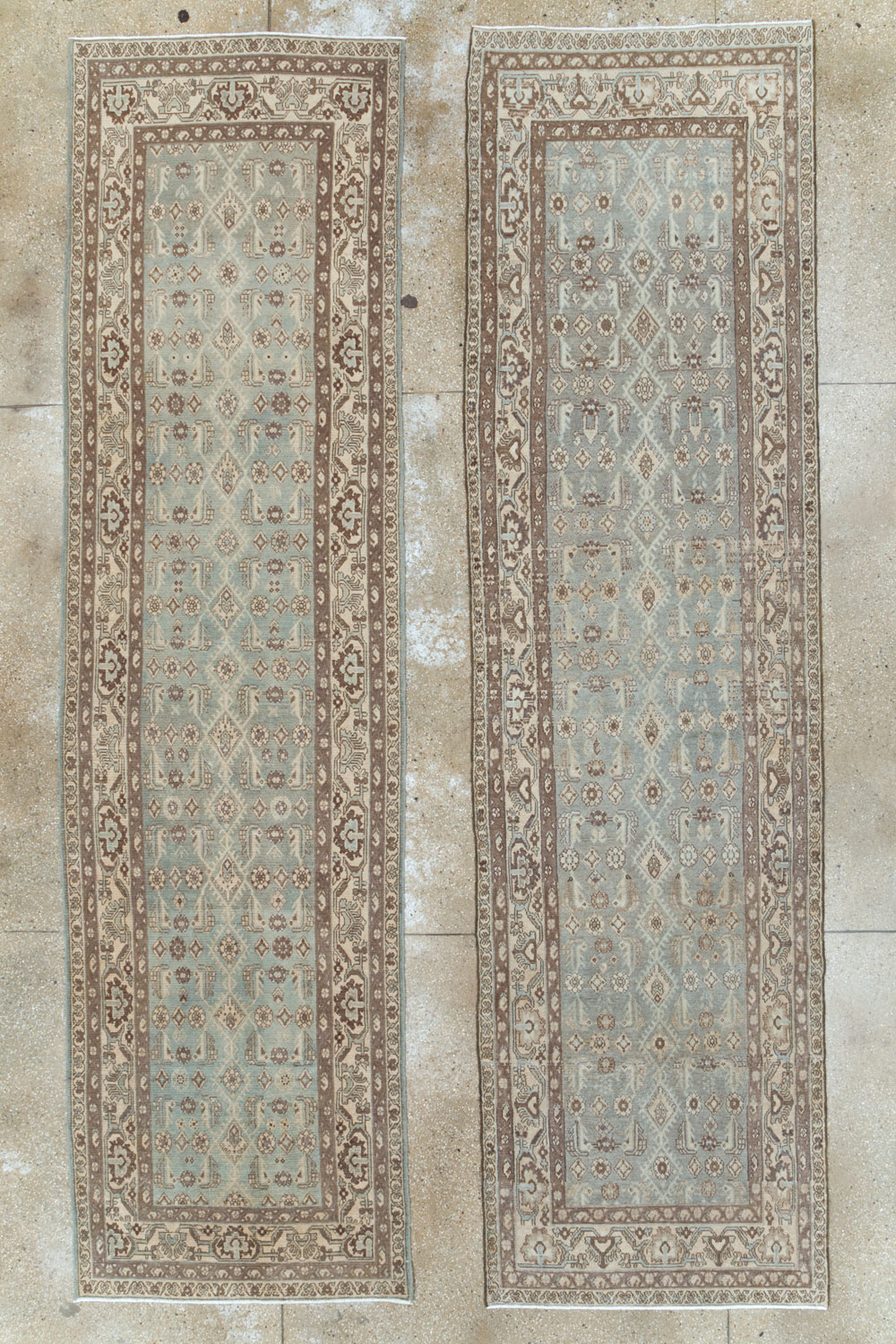 Vintage Persian Malayer Runner (Pair: 2 of 2), No.24713 - Gsblank