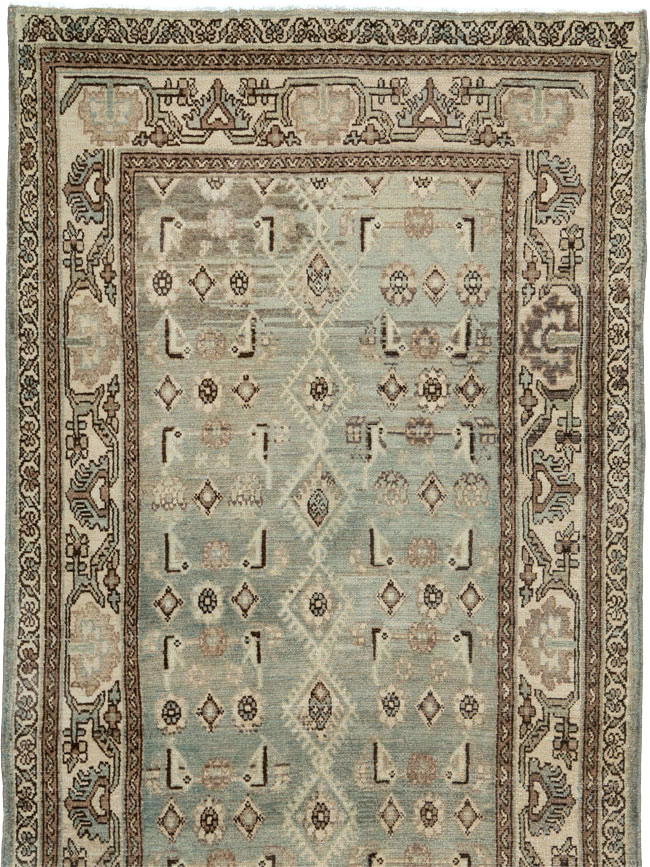 Vintage Persian Malayer Runner, No.24715 - Gsblank