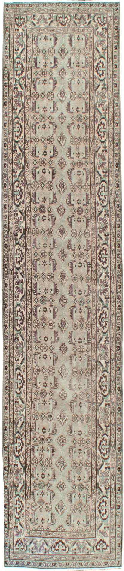 Vintage Perisan Malayer Runner (Pair: 1 of 2), No.24718 - Gsblank