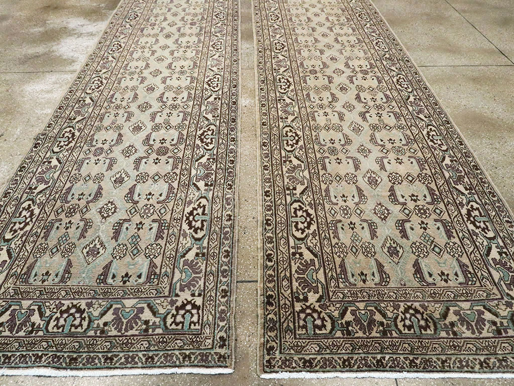 Vintage Persian Malayer Runner (Pair: 2 of 2), No.24719 - Gsblank