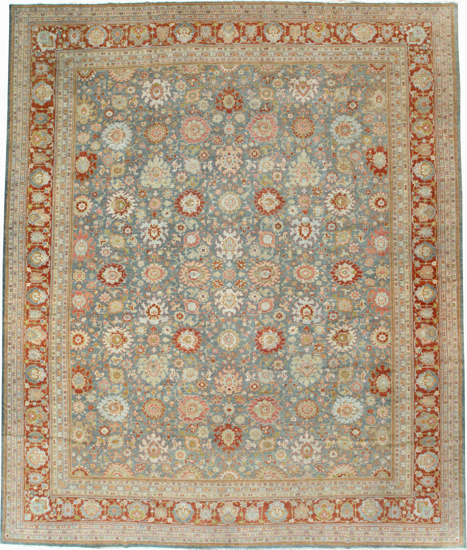 Antique Persian Mahal Carpet, No.24722 - Gsblank