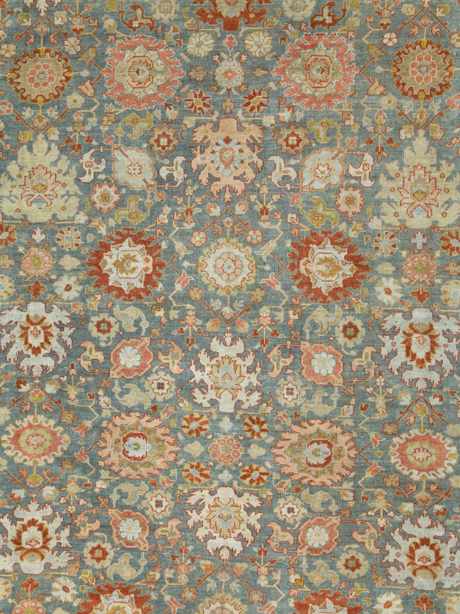 Antique Persian Mahal Carpet, No.24722 - Gsblank