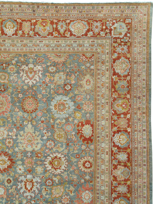 Antique Persian Mahal Carpet, No.24722 - Gsblank