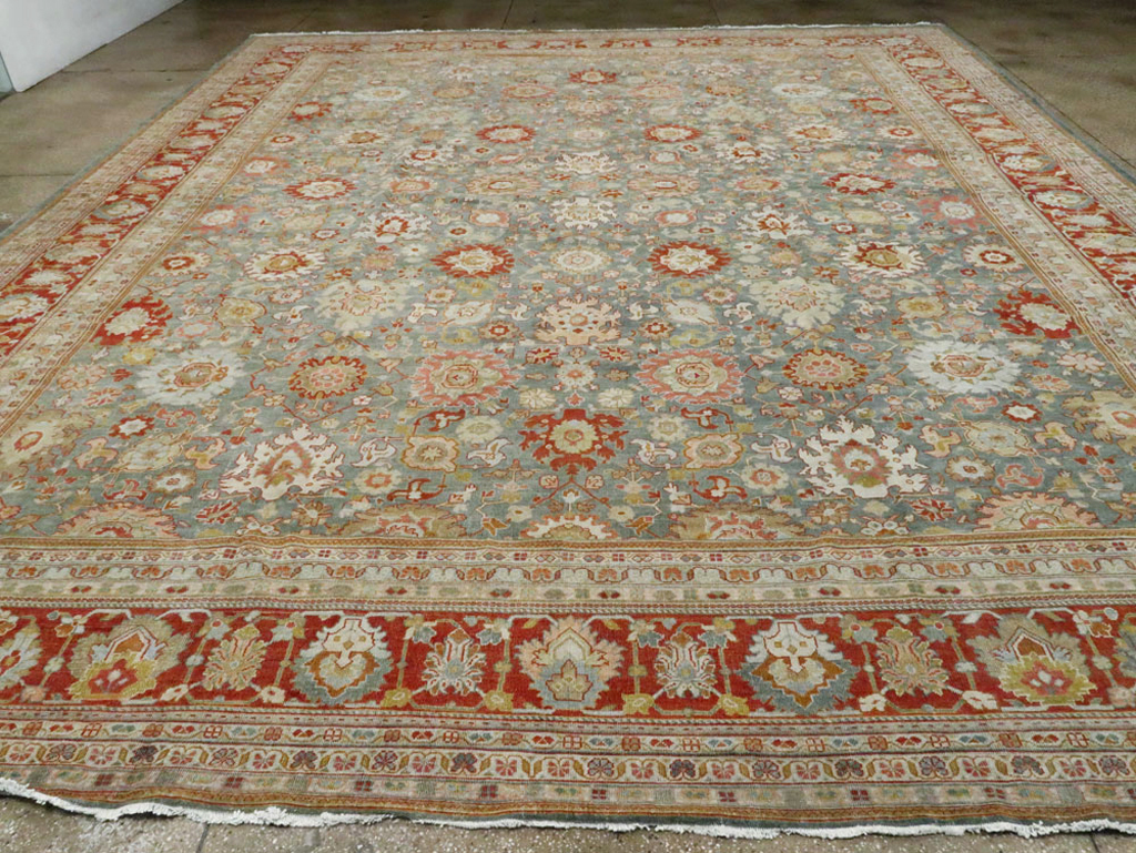 Antique Persian Mahal Carpet, No.24722 - Gsblank