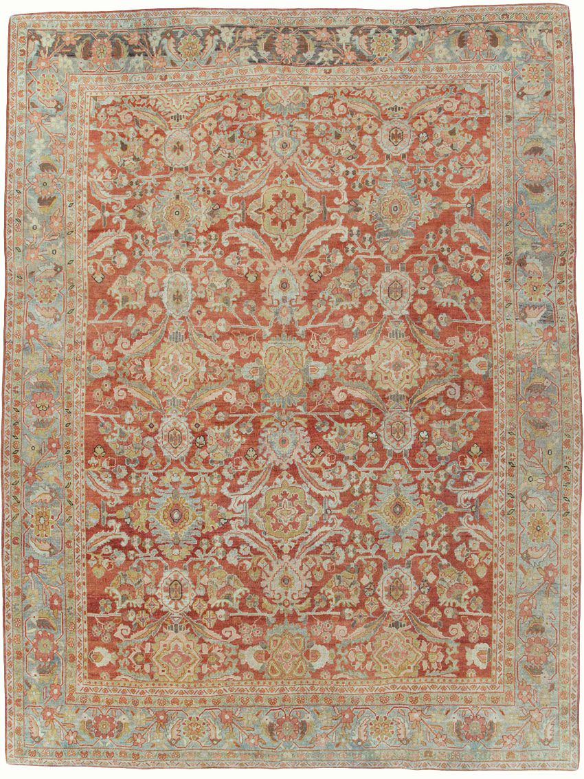 Antique Persian Mahal Carpet, No.24726 - Gsblank