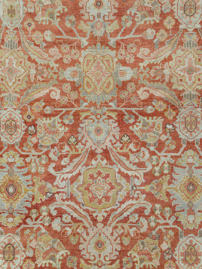 Antique Persian Mahal Carpet, No.24726 - Gsblank