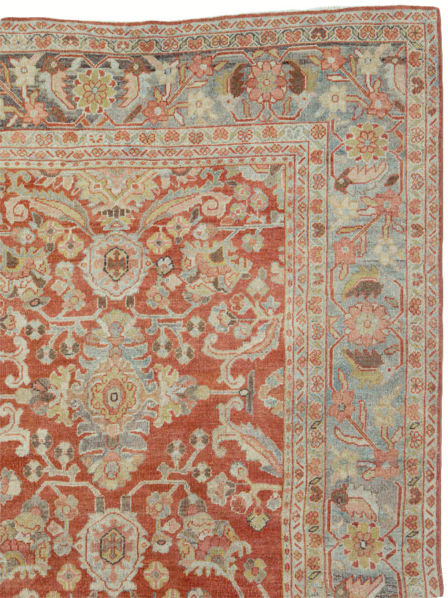 Antique Persian Mahal Carpet, No.24726 - Gsblank